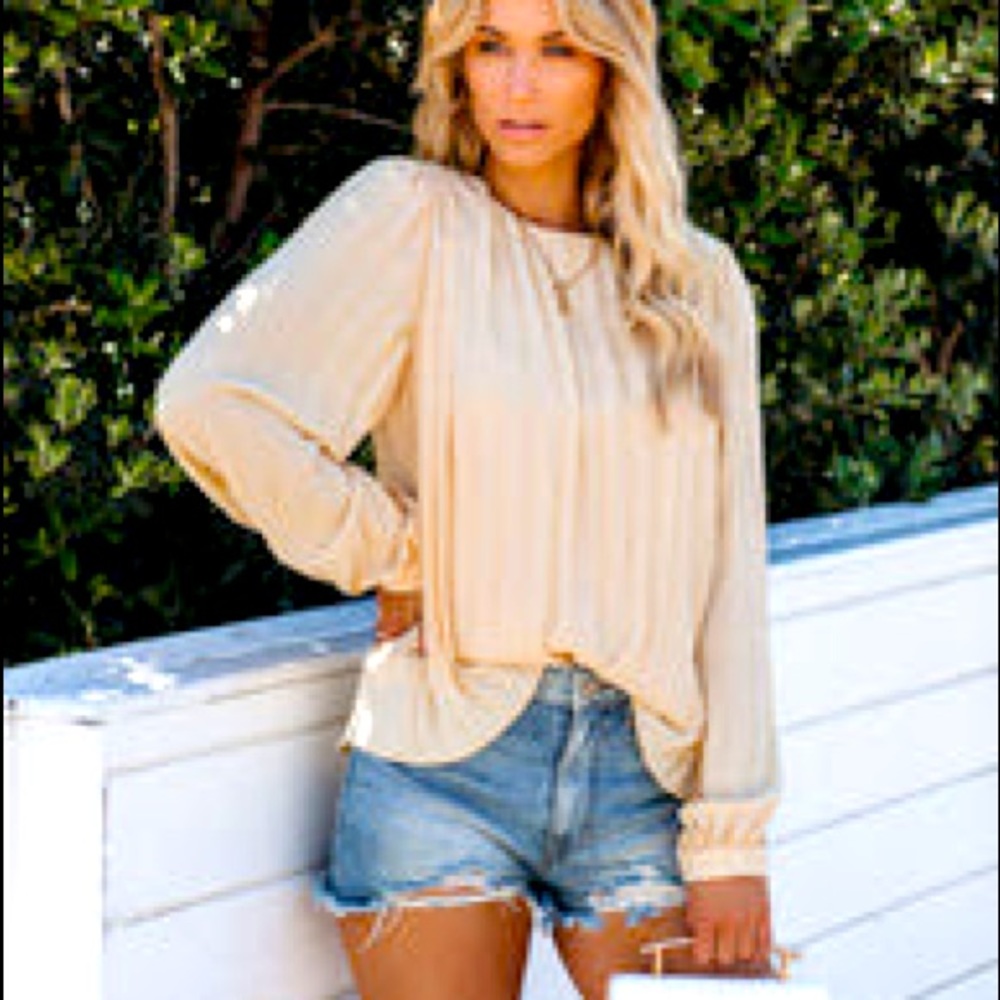 Full Time Pleated Blouse -